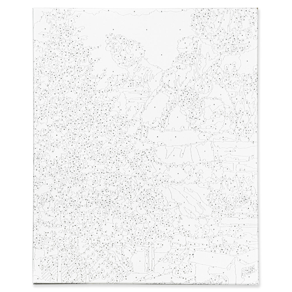 Painting by numbers "Santa Claus" 40x50 cm + Frame, CHRISTMAS PAINTINGS