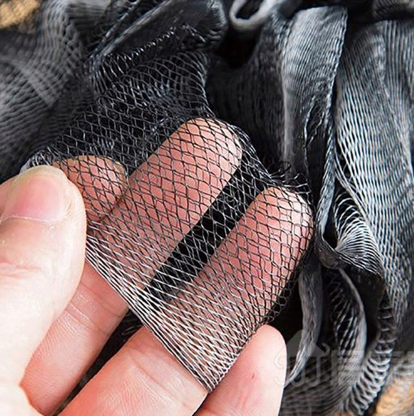 Mesh Bath Sponge "Black"