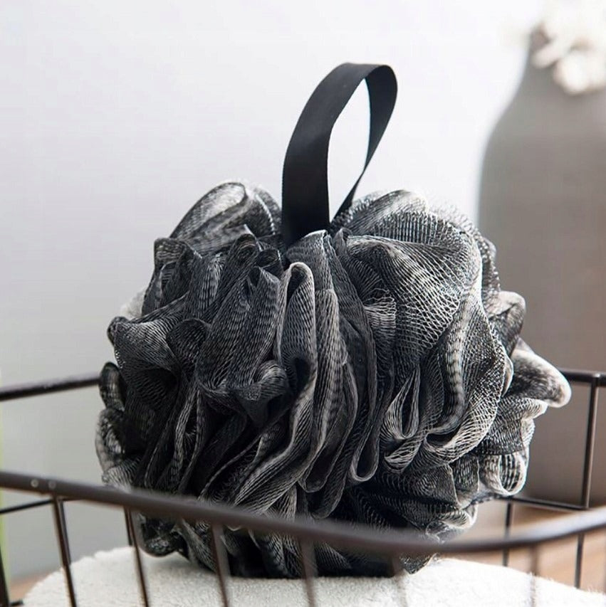 Mesh Bath Sponge "Black"