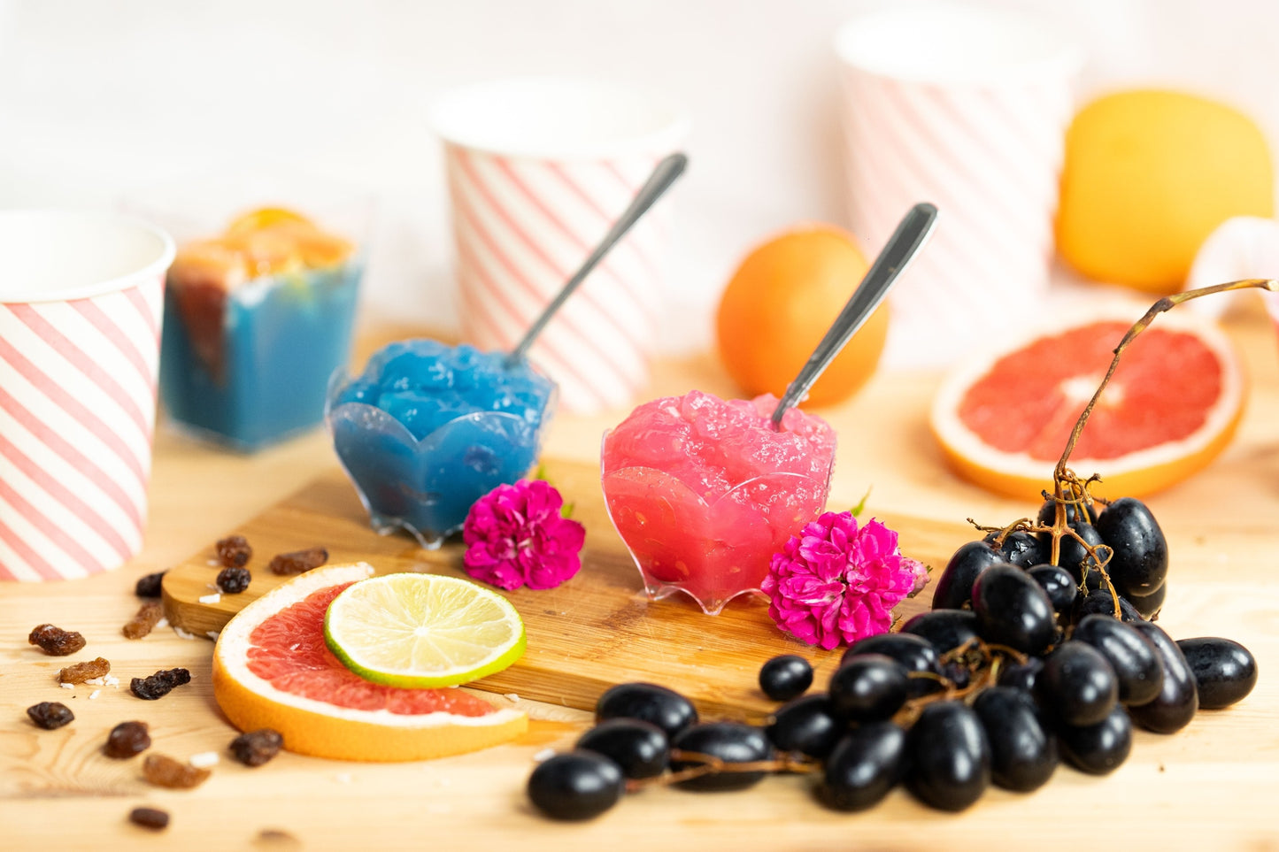 Pucharki plastikowe do przekąsek, deserów 90ml wielorazowe 24 szt.