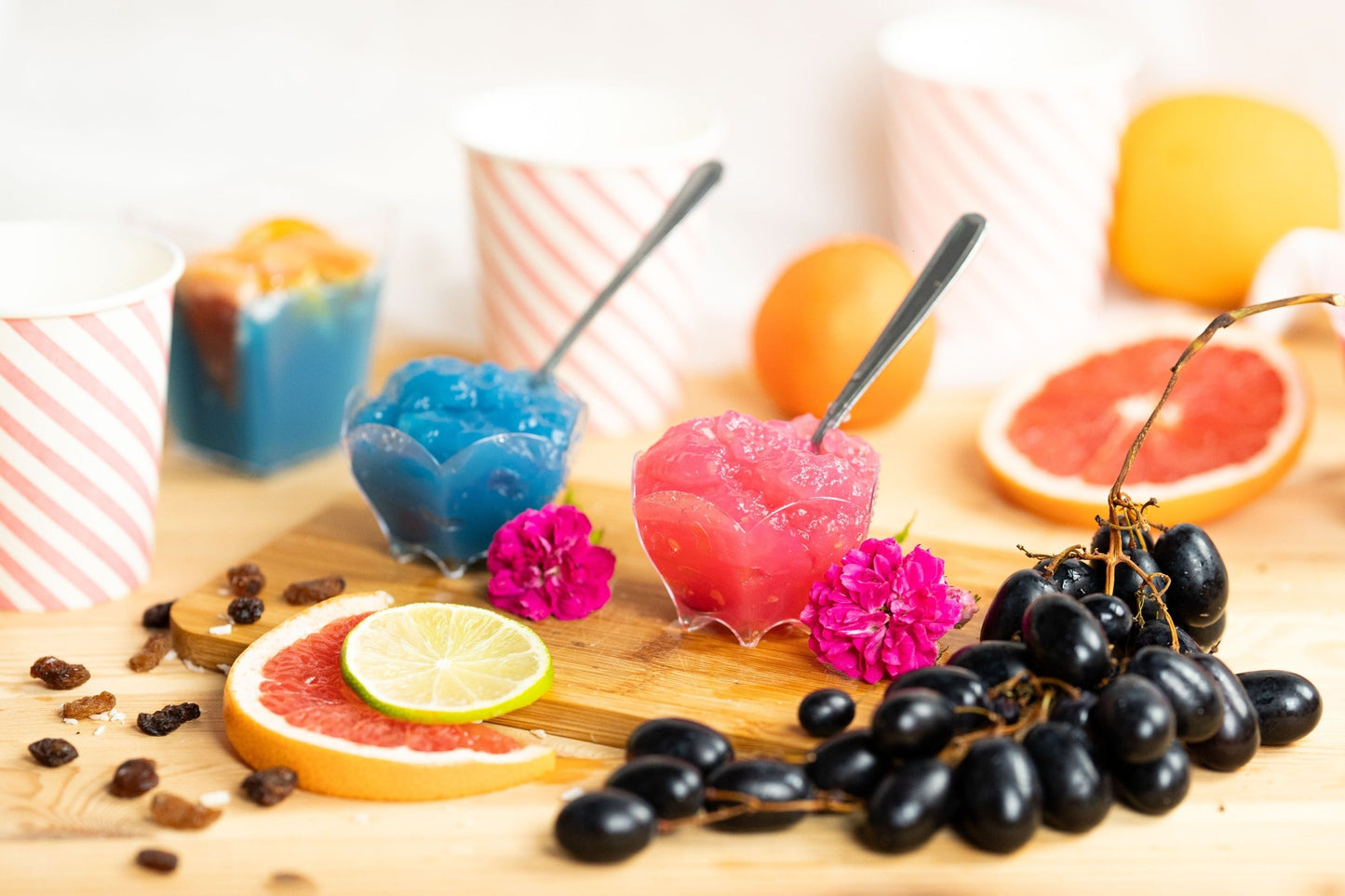 Pucharki plastikowe do przekąsek, deserów 90ml wielorazowe 24 szt.