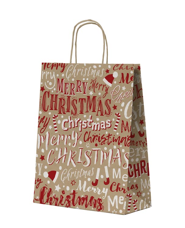 Christmas paper bag - "Christmas" series