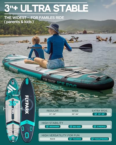 SUP BOARD 335 cm green and black