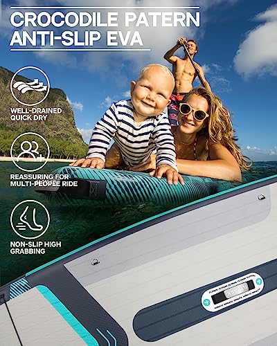 SUP BOARD 335 cm green and black