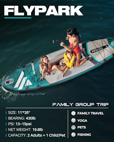 SUP BOARD 335 cm green and black