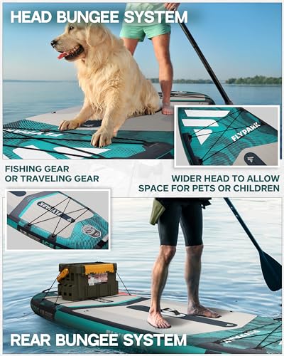 SUP BOARD 335 cm green and black