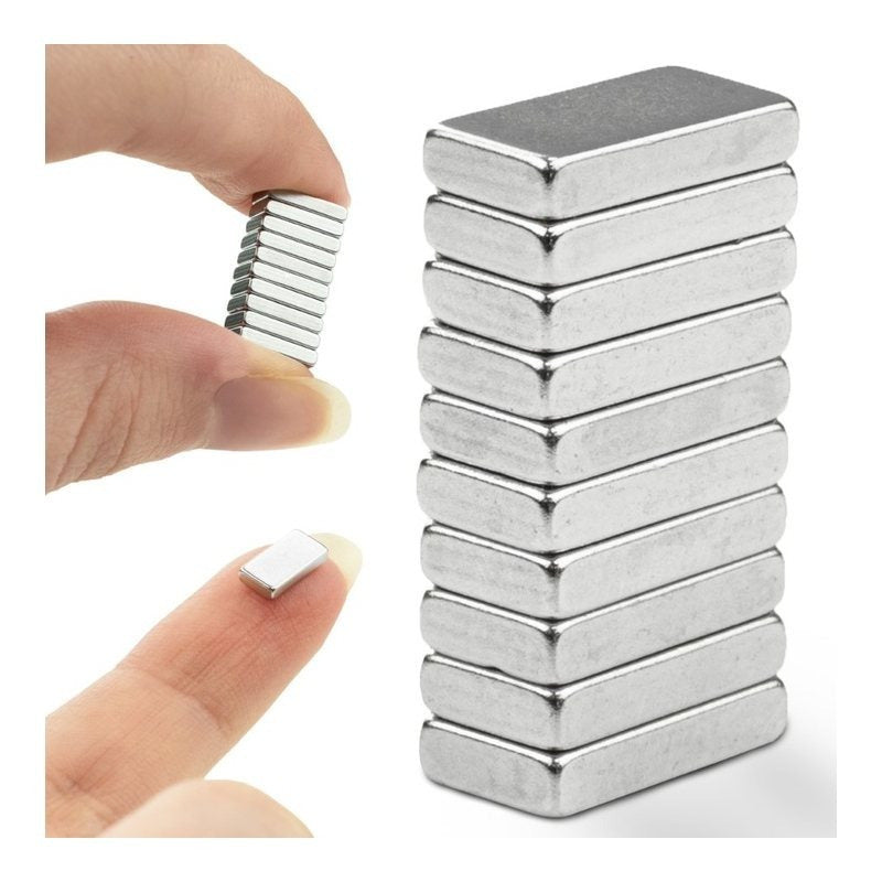 Neodymium plate magnet - strong permanent magnet - set of various sizes