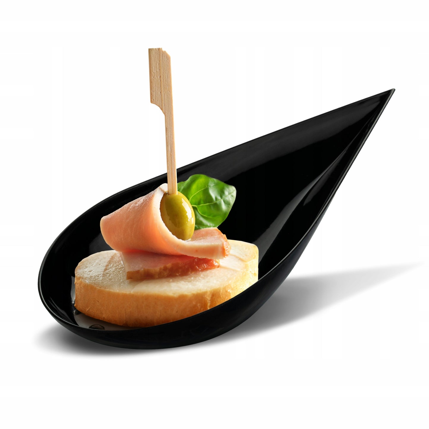 Ozdobne łyżeczki plastikowe FINGERFOOD do deserów wielorazowe 100 szt.