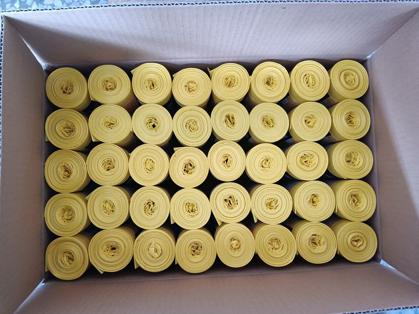 ALLBAG 120L yellow garbage bags
