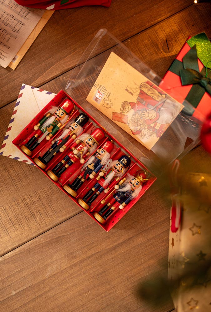 Wooden Christmas figurines - NUTCRACKER - Christmas tree decoration