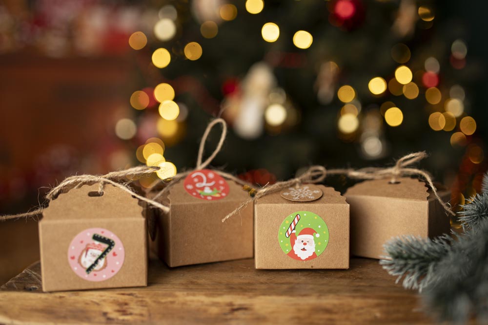 Advent calendar to hang on the Christmas tree