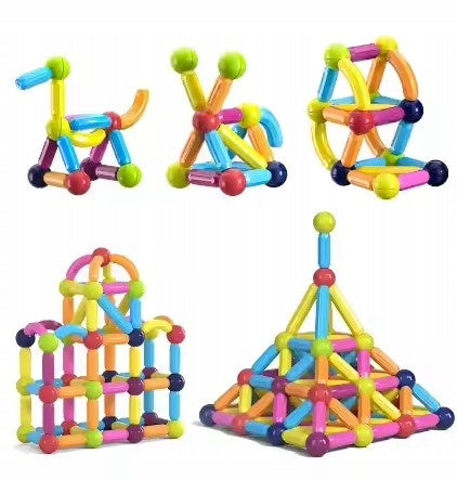 SET OF 120 MAGNETIC BLOCKS Construction Creative MAGNETIC BLOCKS