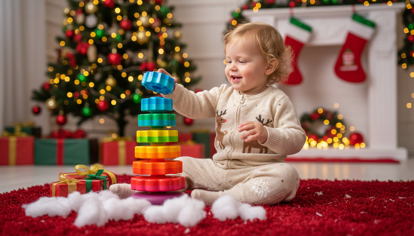 Twisted pyramid educational toy for children