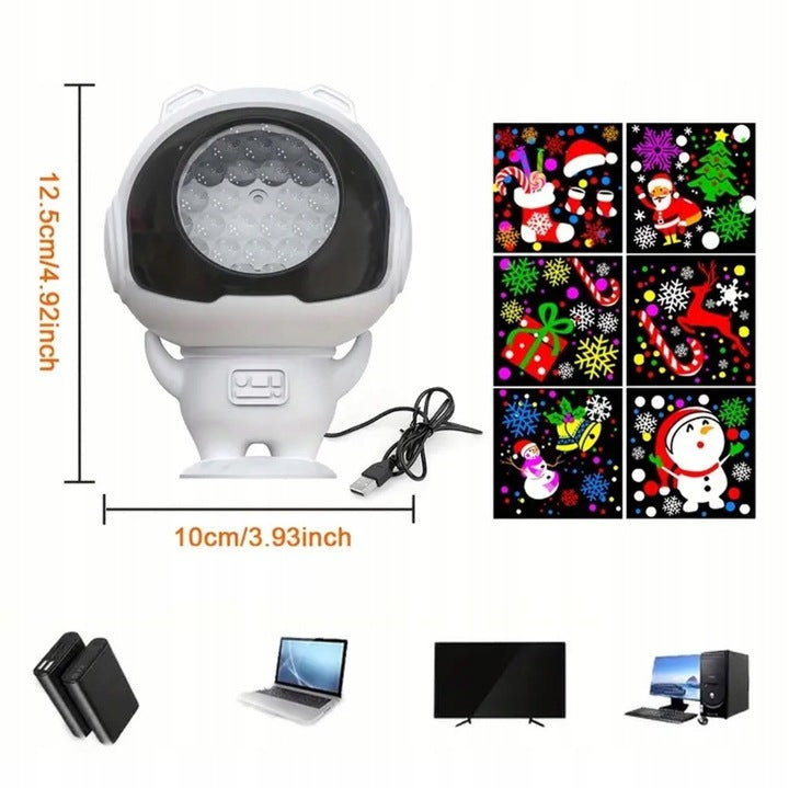 Projektor Laserowy Led Astronauta