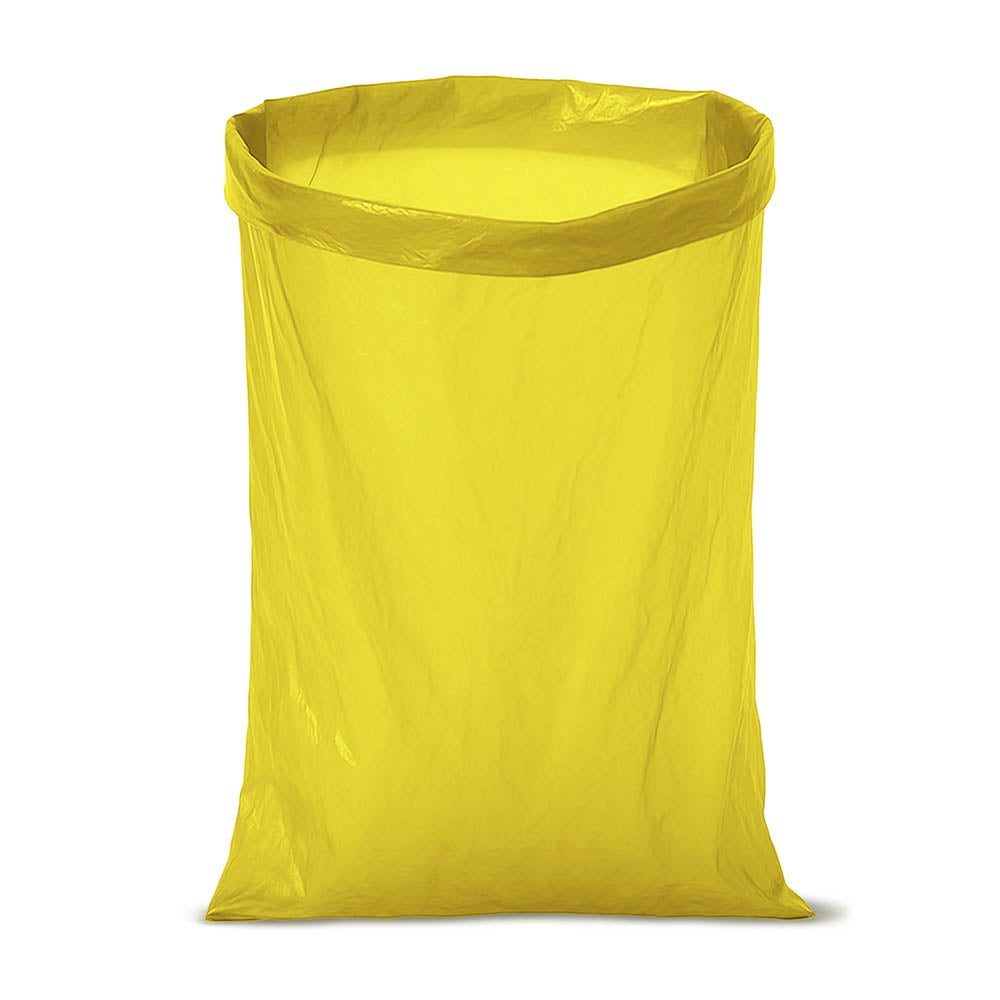 Worki na śmieci 120L żółte ALLBAG