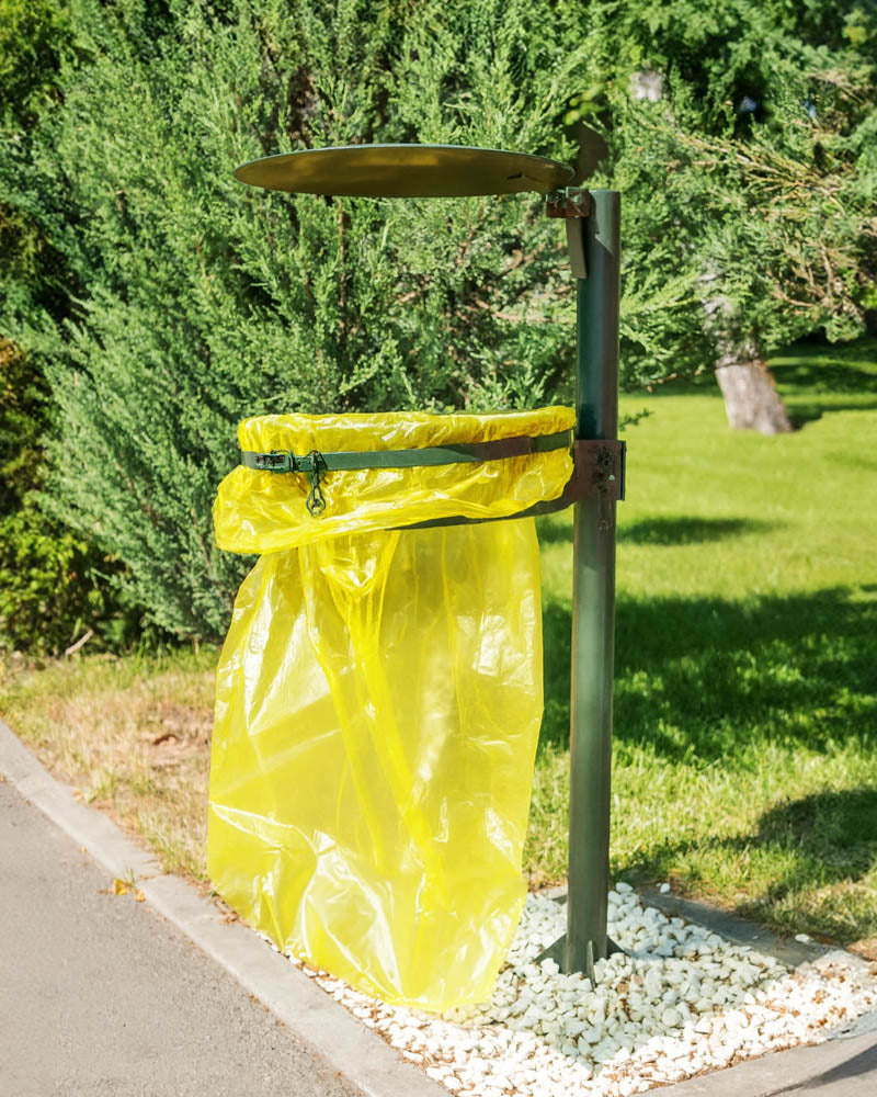 Worki na śmieci 120L żółte ALLBAG