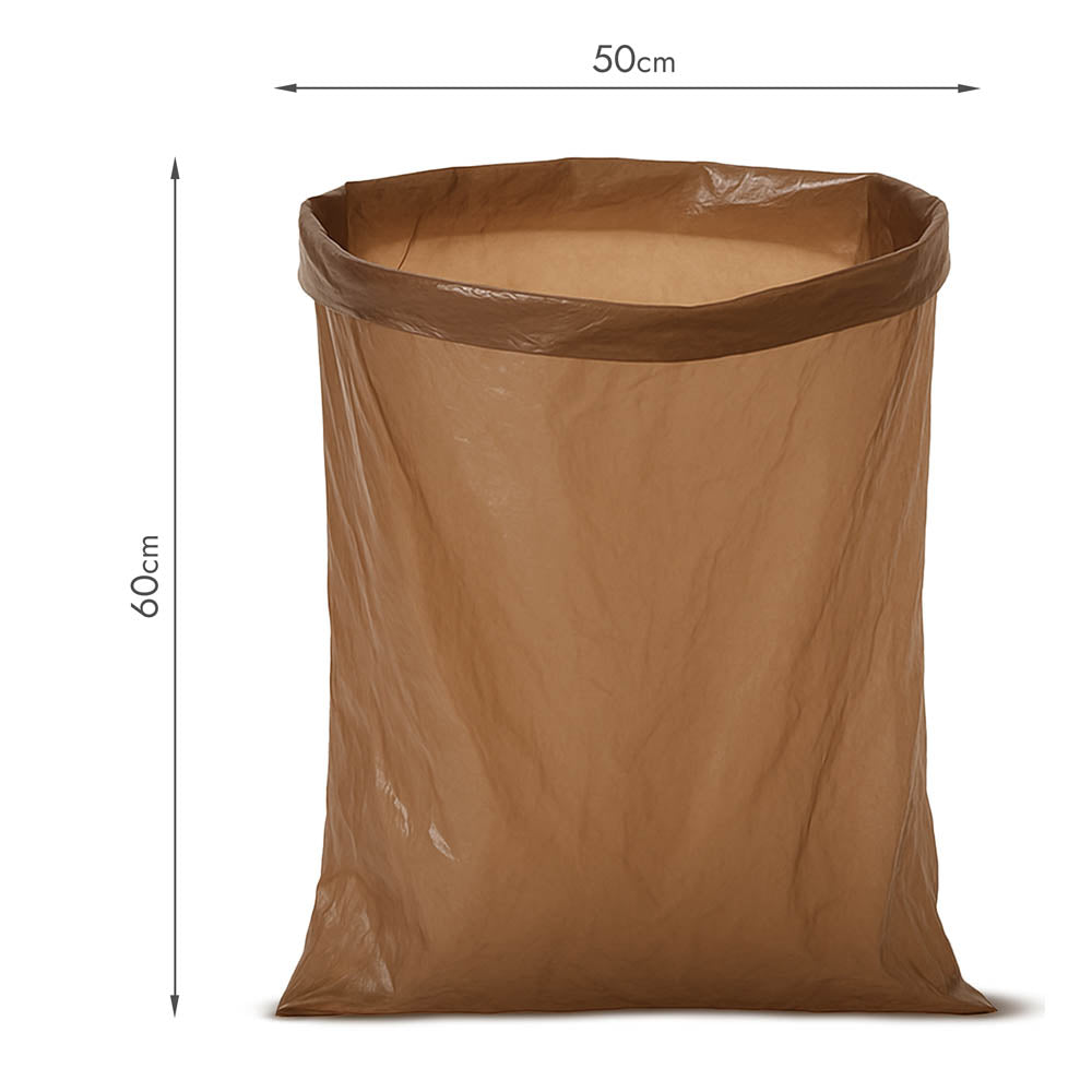 Worki na śmieci 35L brązowe ALLBAG