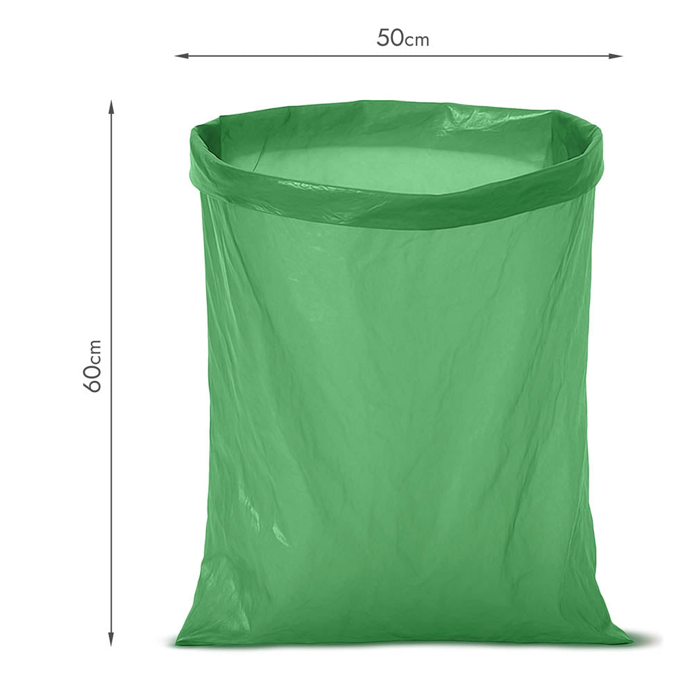 Worki na śmieci 35L zielone ALLBAG
