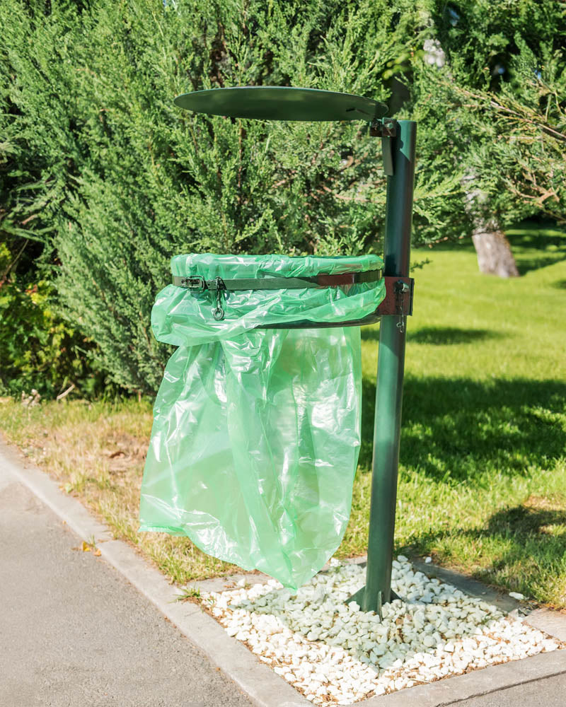 Worki na śmieci 120L zielone ALLBAG