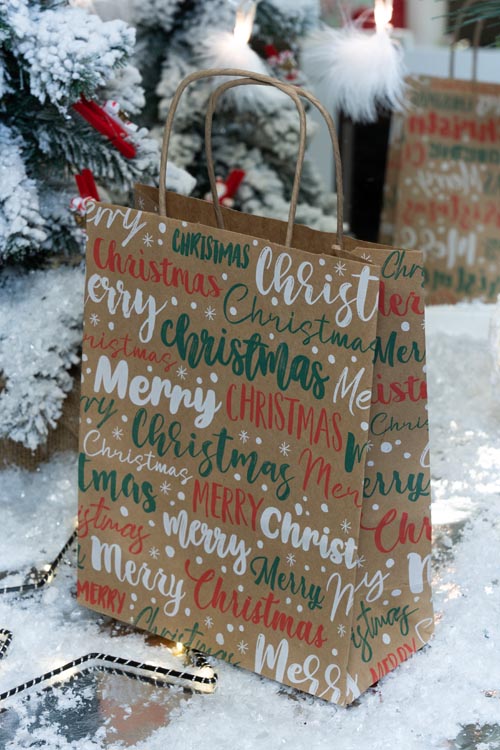 Świąteczna torba papierowa - seria "Christmas"