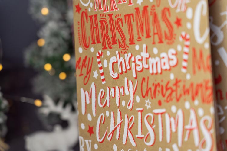 Christmas paper bag - "Christmas" series