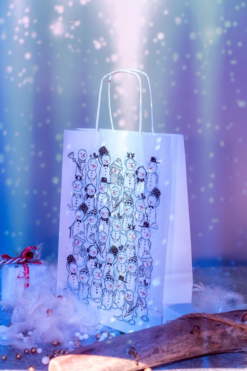 Christmas paper bag series - "Christmas"