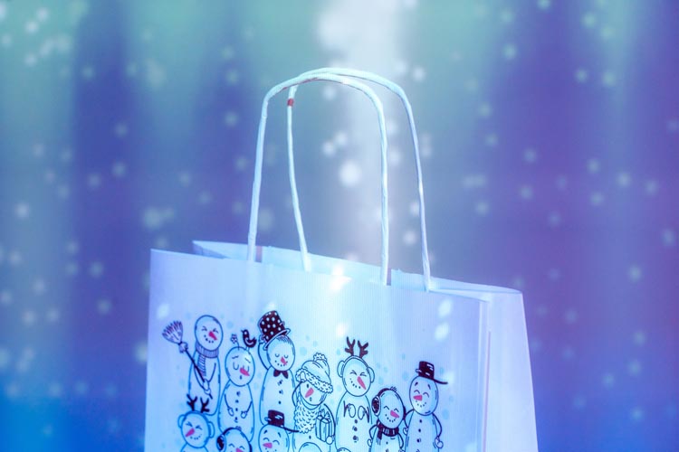 Christmas paper bag series - "Christmas"