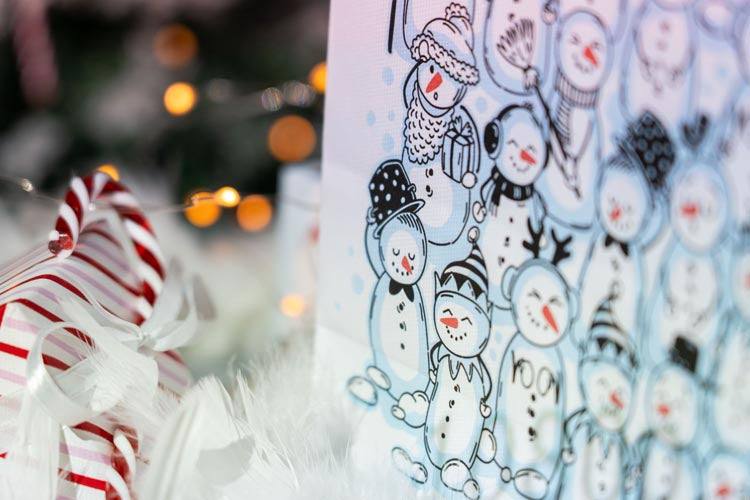 Christmas paper bag series - "Christmas"