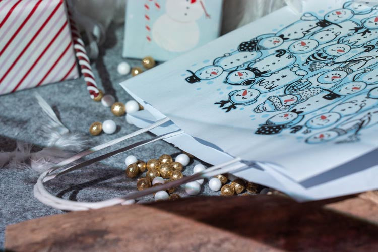 Christmas paper bag series - "Christmas"