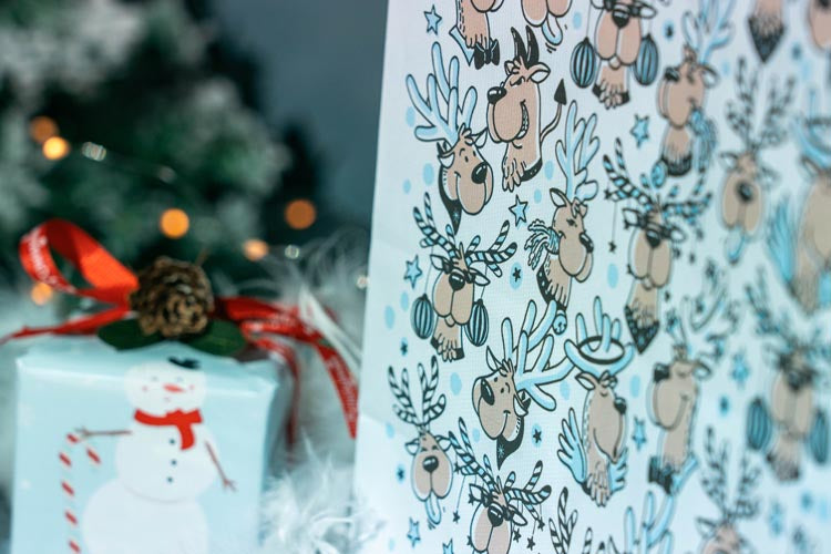 Christmas paper bag series - "Christmas"