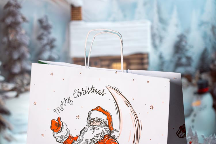 Świąteczna torba papierowa - seria "Christmas"