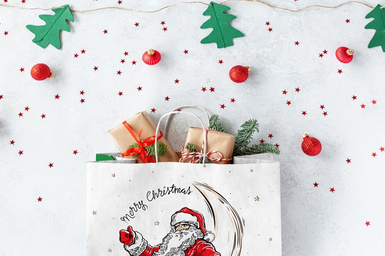Świąteczna torba papierowa - seria "Christmas"