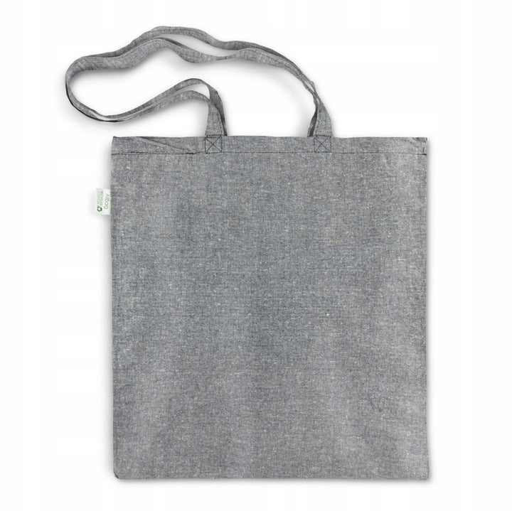 Torba BAWEŁNIANA 38x42 cm MELANŻ RECYKLING Torba Zakupowa