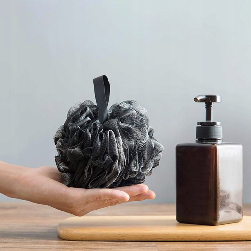 Mesh Bath Sponge "Black"