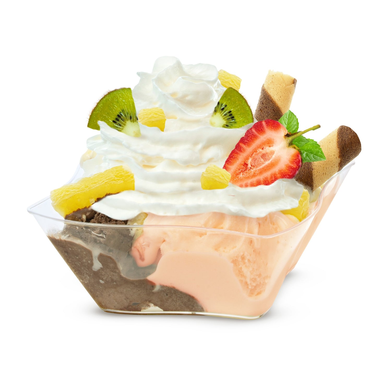Pucharki wielorazowe WAVE 150ml do deserów 24 szt.