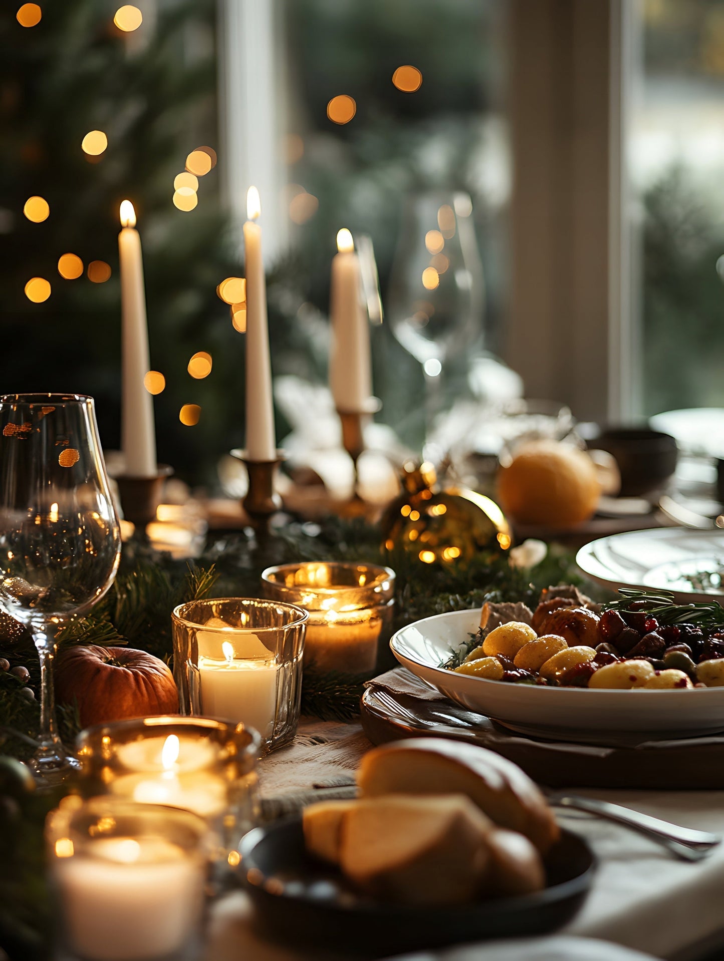 Tradycyjna Świeca Stołowa Biała 30 szt.