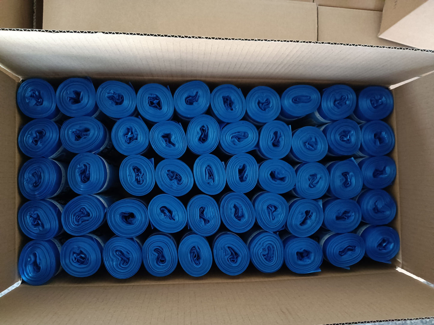Worki na śmieci 120L niebieskie ALLBAG