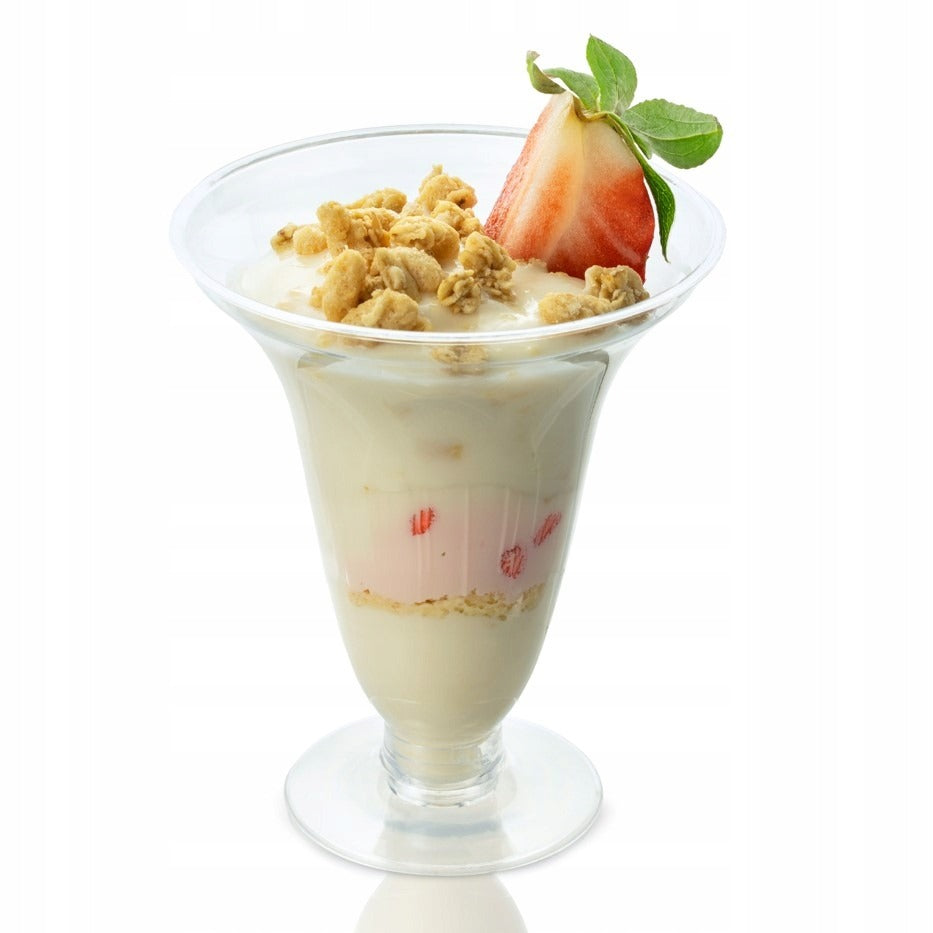 Dessert cups on a stem 90ml for reusable snacks 12 pcs.