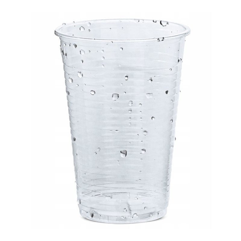 Transparent plastic cups 200 ml - set of 100 - for drinks and snacks