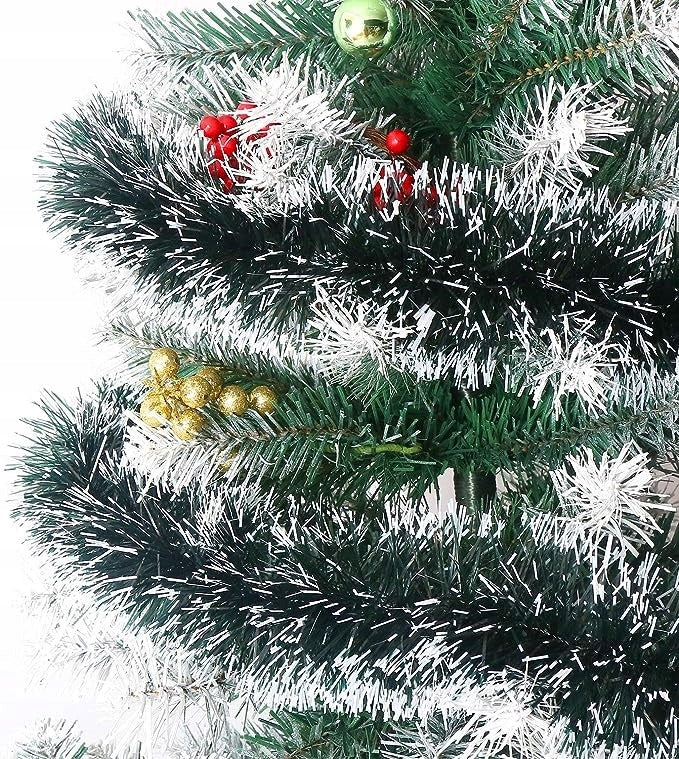 Zielona świąteczna Girlanda na choinkę 5m