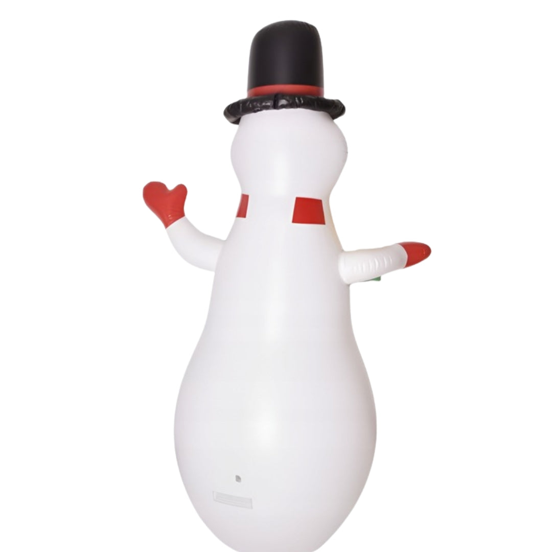 Inflatable LED glowing snowman - GARDEN DECORATION XXL 180cm