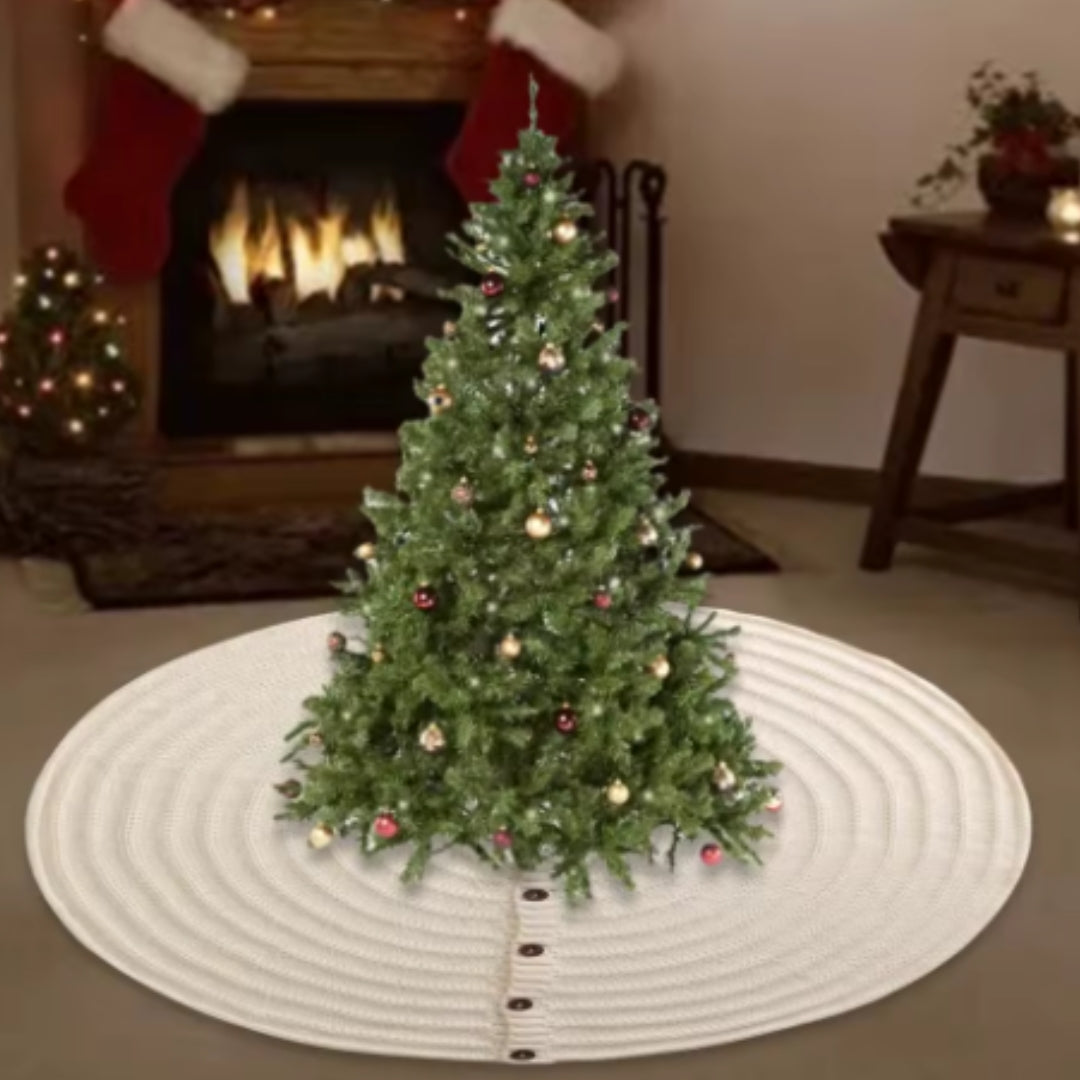 Dywanik pod choinkę, ozdoba pod drzewko świąteczne - DUŻA ŚWIĄTECZNA OZDOBA POD CHOINKĘ