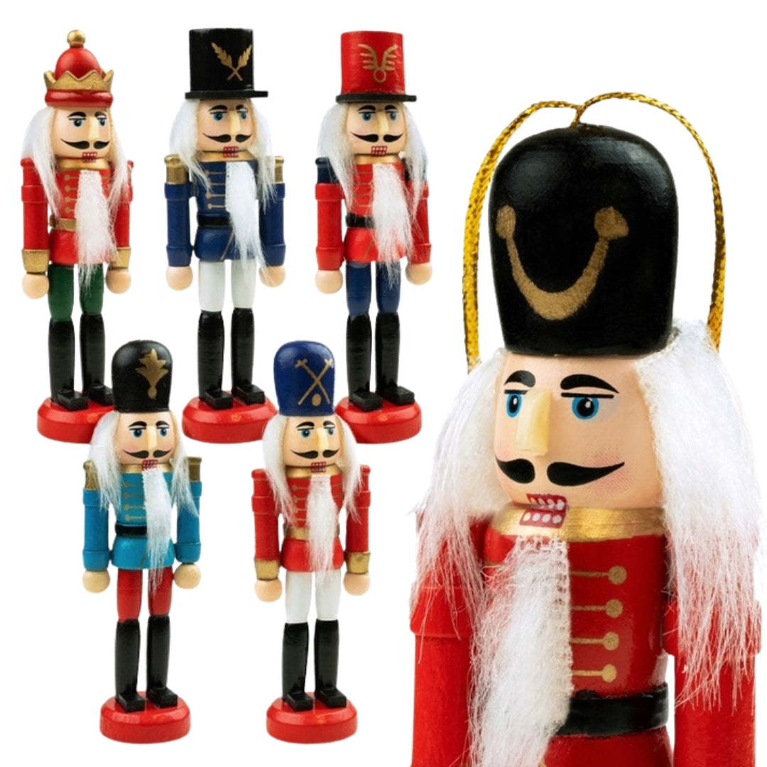 Wooden Christmas figurines - NUTCRACKER - Christmas tree decoration