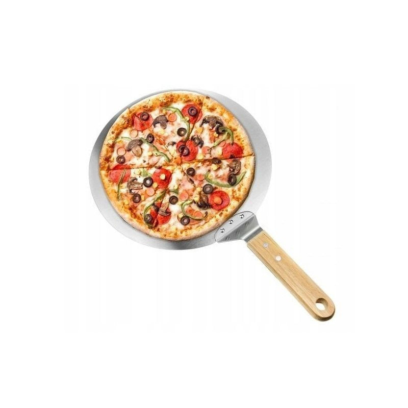 Łopatka stalowa do pizzy - duża szufla do nakładania i podawania