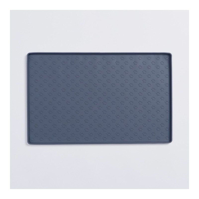 Bowl mat for a dog or cat - 48 x 30 cm - waterproof and non-slip