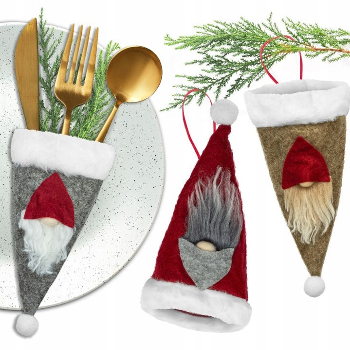 Christmas cutlery covers