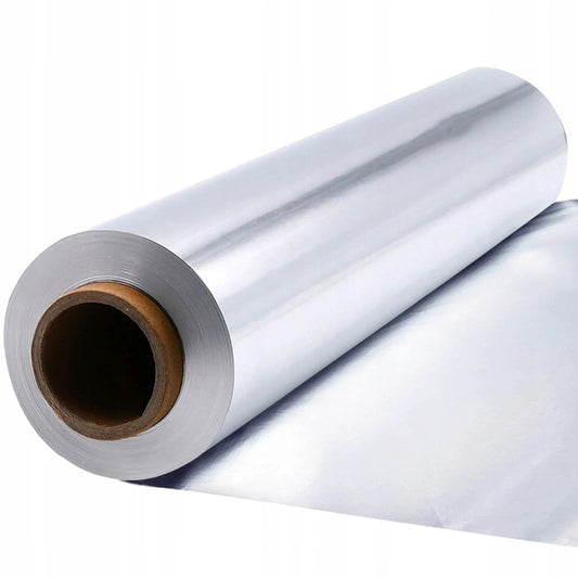 Folia aluminiowa gruba 60 m, długa i wytrzymała, do profesjonalnego użytku gastronomicznego