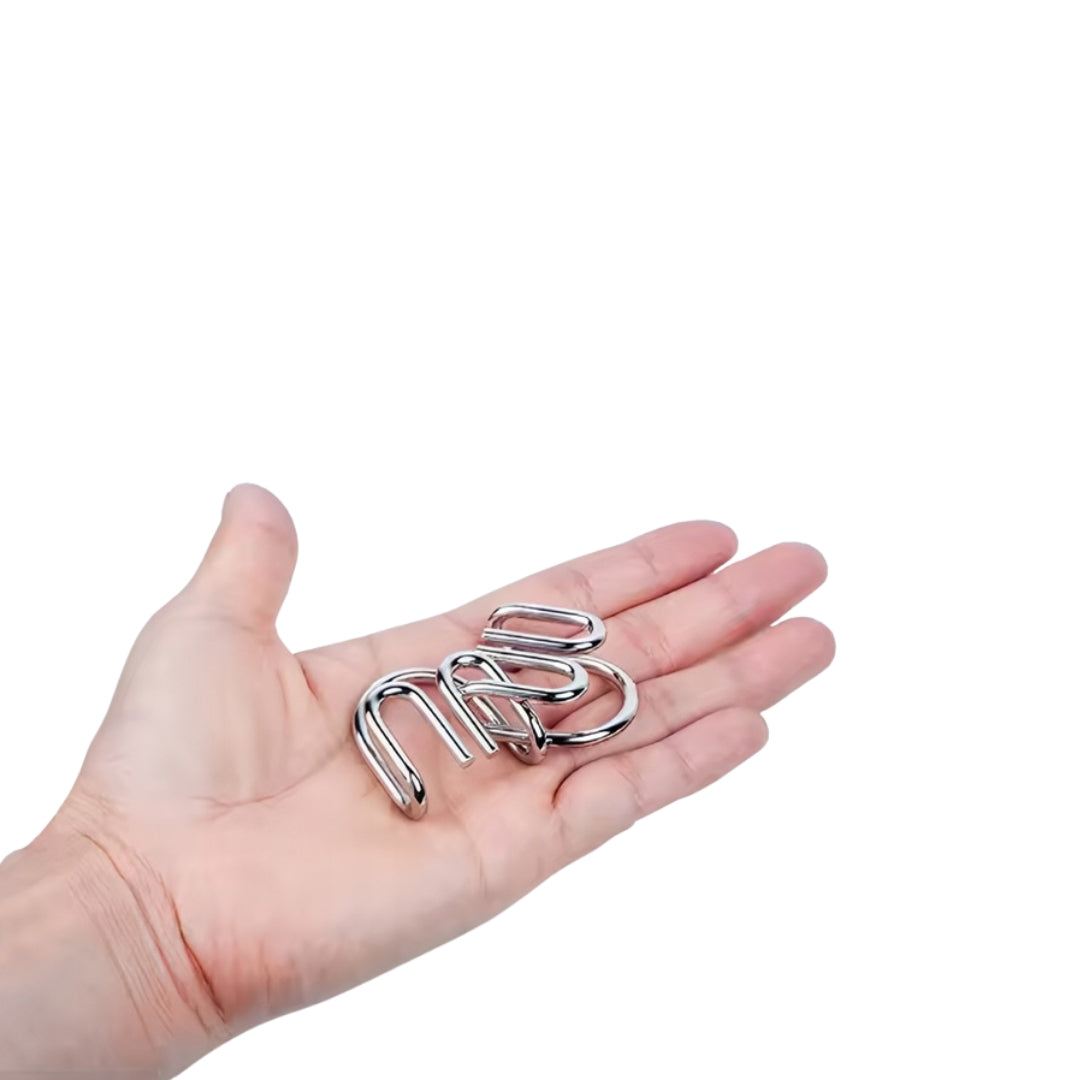 Metal puzzle, jigsaw puzzle, hooks - puzzle, logic puzzle