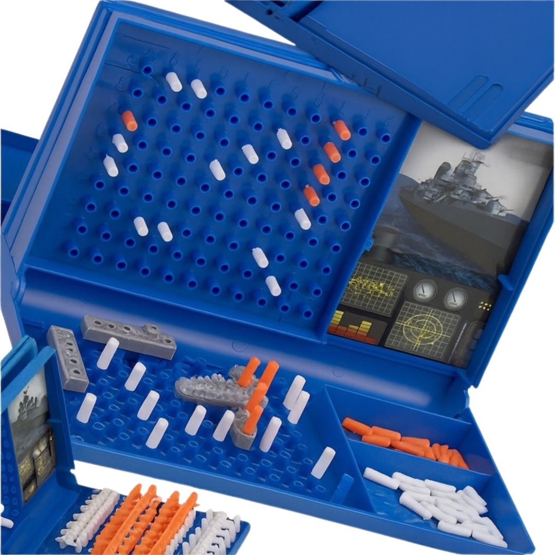 SHIP GAME / NAVAL BATTLE - suitcase for children