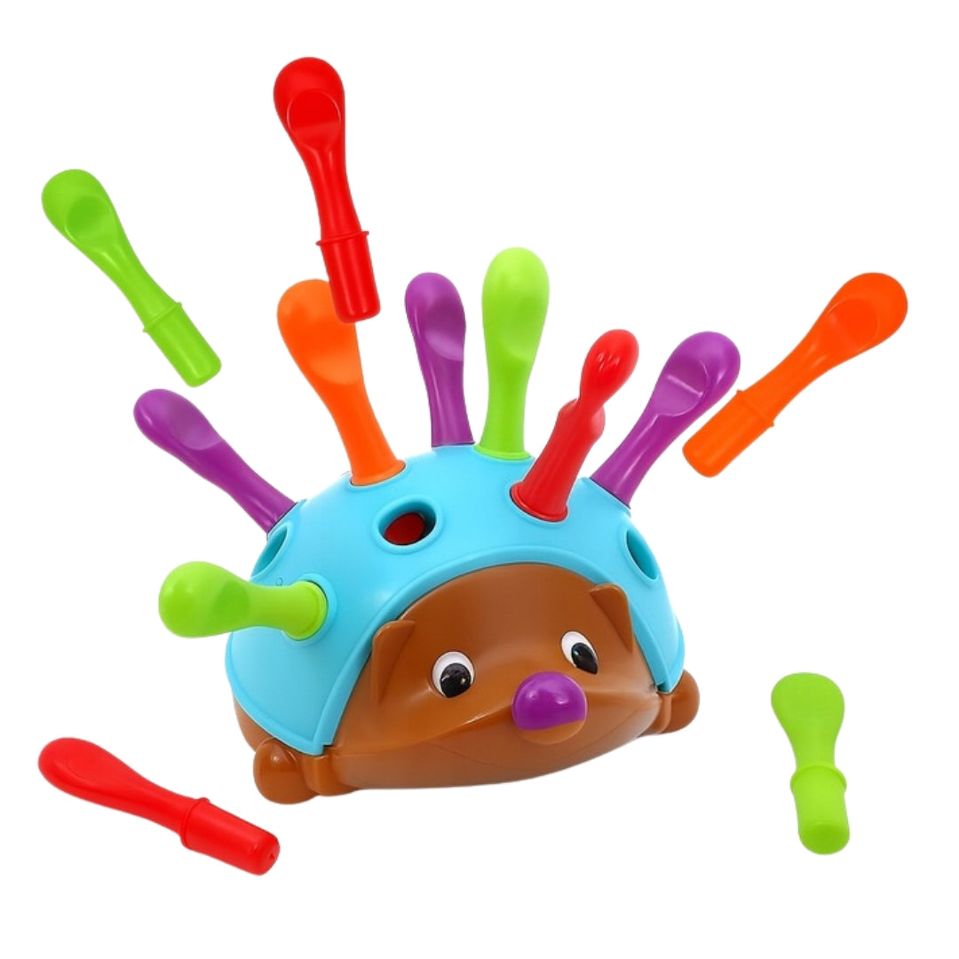 Educational puzzle toy Hedgehog with spikes
